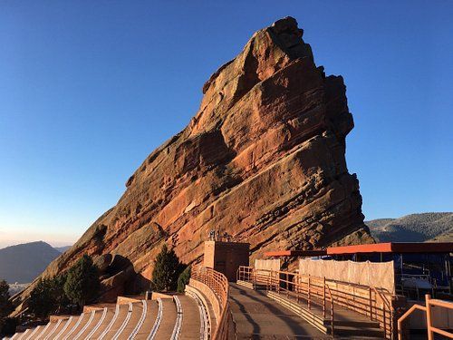 Red Rocks Amphitheatre, Colorado — a popular destination served by Aspen Alpenglow Limousine private car service